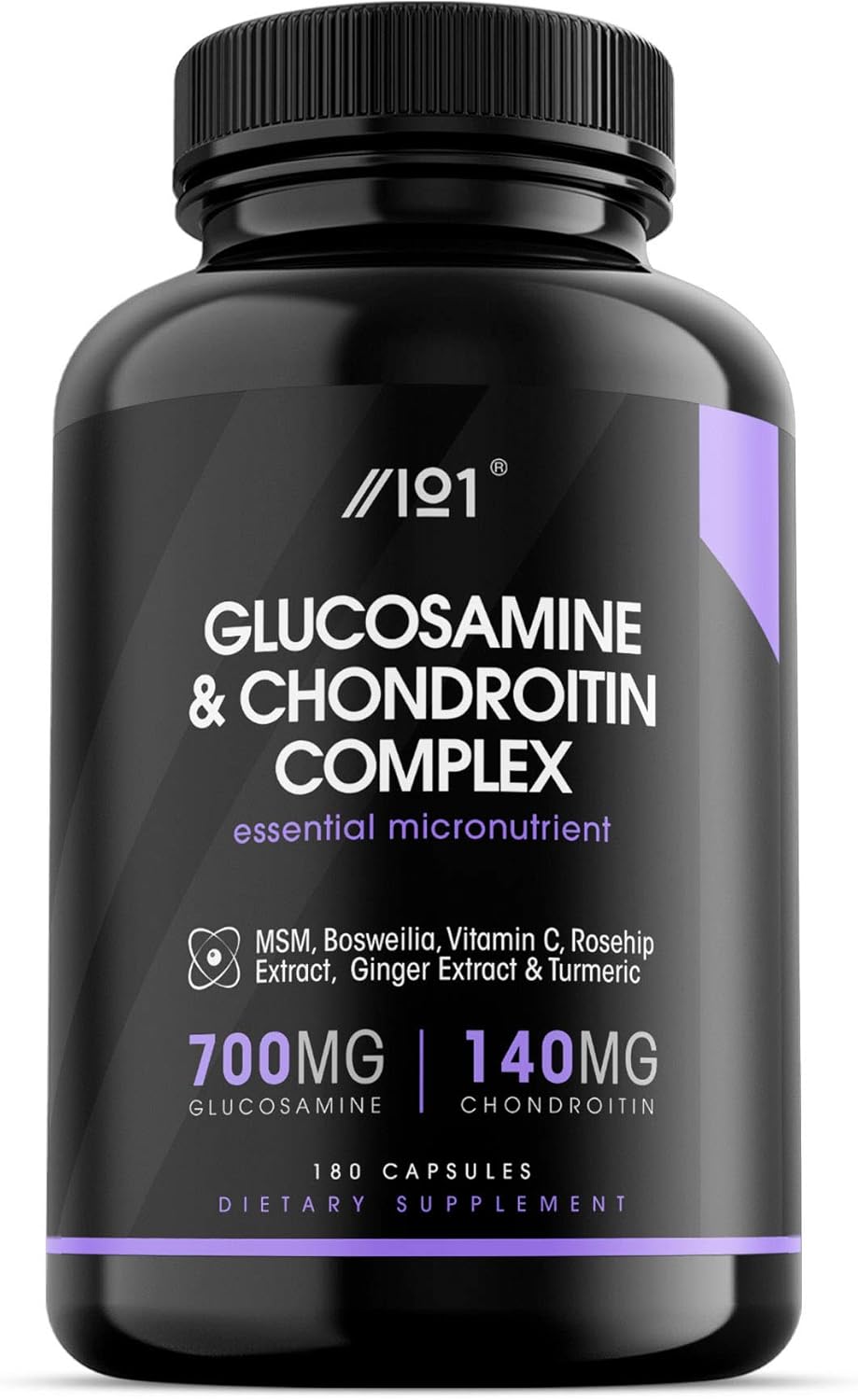 Glucosamine 2 KCL & Chondroitin Complex with MSM, Boswellia, Rosehip, Ginger & Turmeric Made