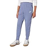 Nike Girls' Sportswear Club Fleece High-Waisted Fitted Pants