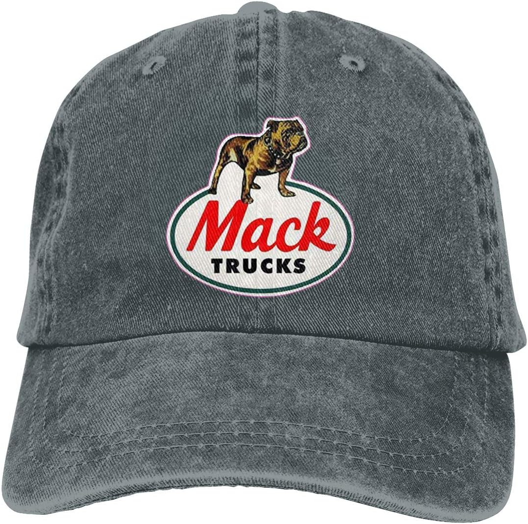 Trucker Cap Mack Trucks Dog Durable Baseball Cap Hats Adjustable Dad Hat Black