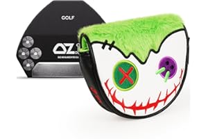 Joker Funny Golf Head Covers, Putter Cover for OZ1 MEZZ 1 MEZZ1 MAX Putters, Center Shaft Mallet Putter Cover with Magnetic C