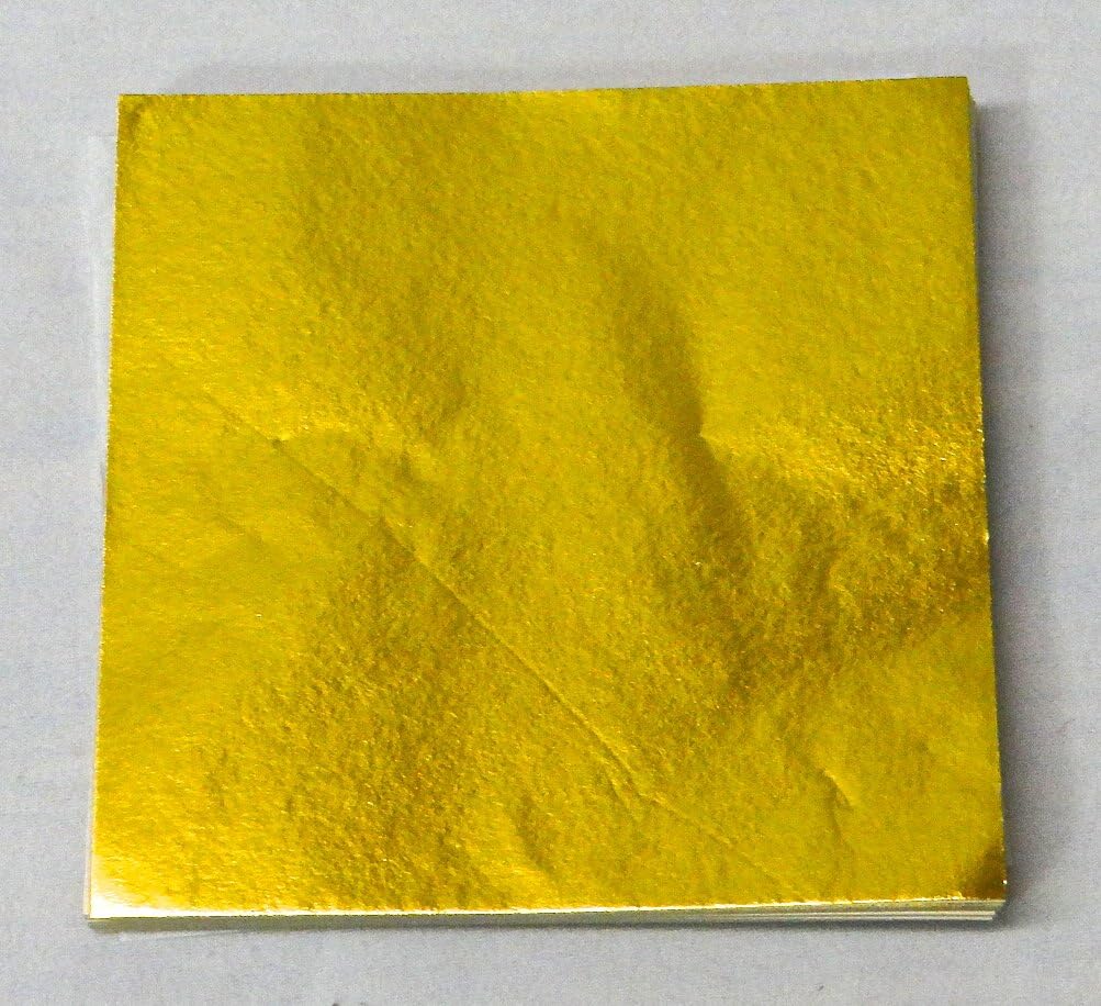 Candy Molds N More Gold Confectionery Foil Wrappers, 125 Sheets (6" x 6")