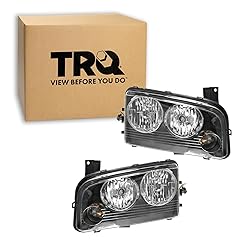 TRQ 2 Piece Headlight Assembly Set Driver