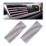 Kewucn 20 PCS Car Air Conditioner Vent Decorative