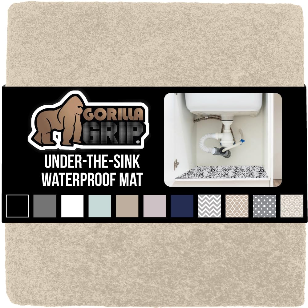 Gorilla Grip LeakGuard Non-Adhesive Under Sink Mat