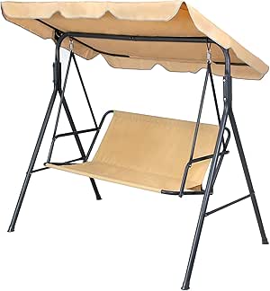 KFGARDEN - Funda para asiento de columpio de jardín, hamaca de jardín