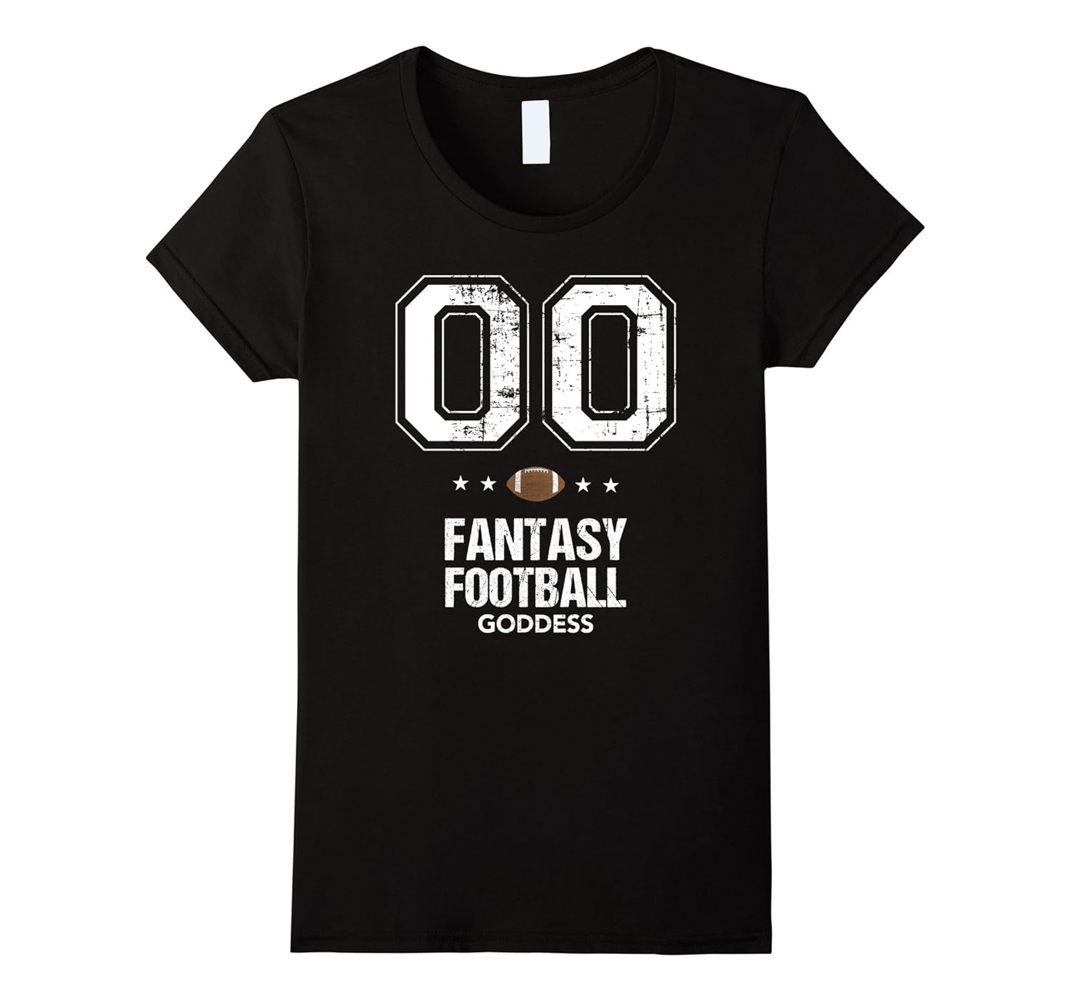 Womens Ladies Fantasy Football Goddess novelty t-shirt-ANZ