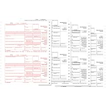 1099 Forms TOPS 5-Part 1099-MISC Tax Forms - 50 Sets IRS Compliant ...