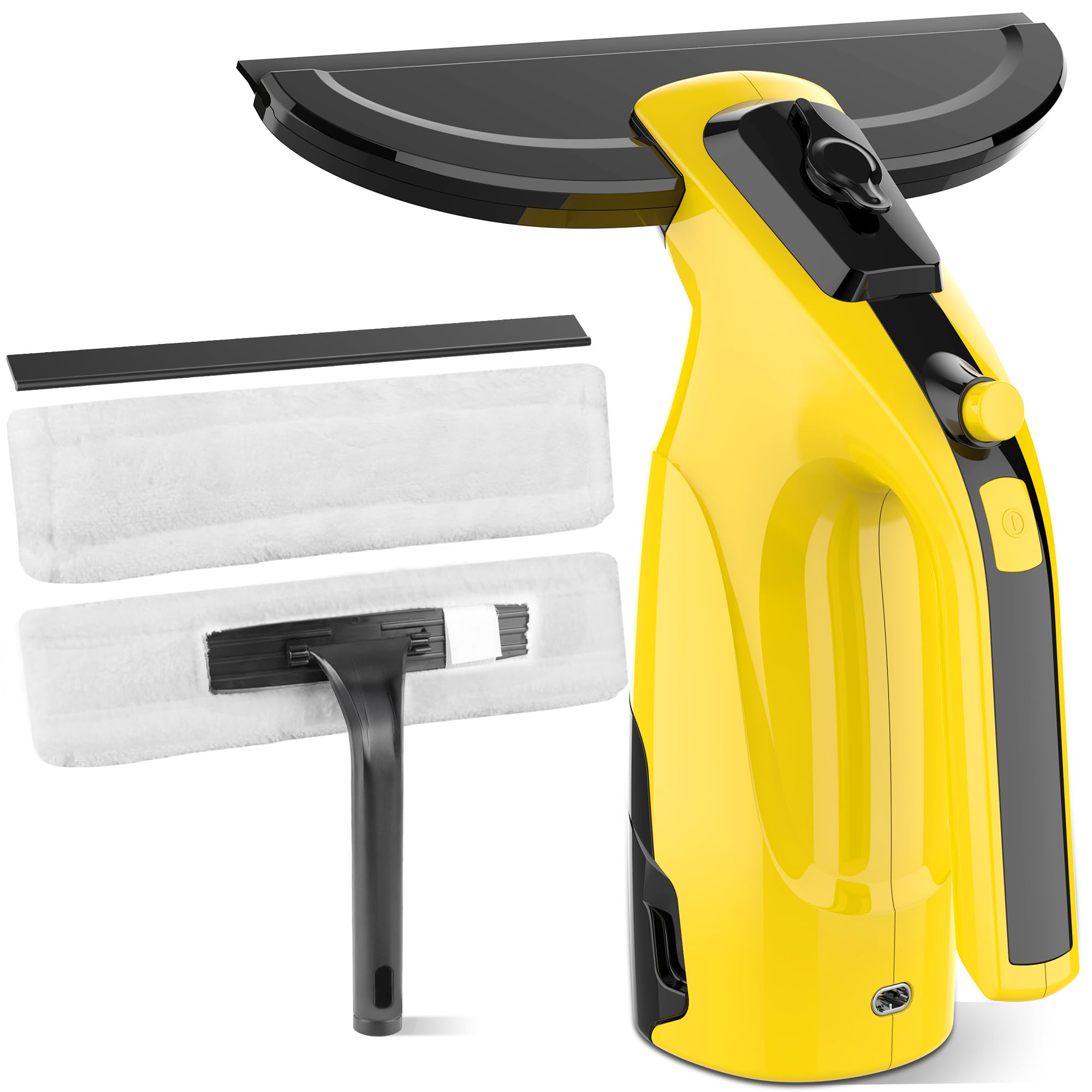 Photo 1 of Rechargeable Window Vac, Window Vacuum Cleaner Set, Cordless Vacuum Squeegee with Built-in Spray Bottle, Electric Glass Cleaning Tool for Windows, Tiles, Mirrors, 200ml Water Tank