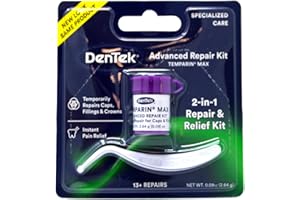 DenTek Temparin Max Advanced Dental Repair Kit, 13+ Repairs