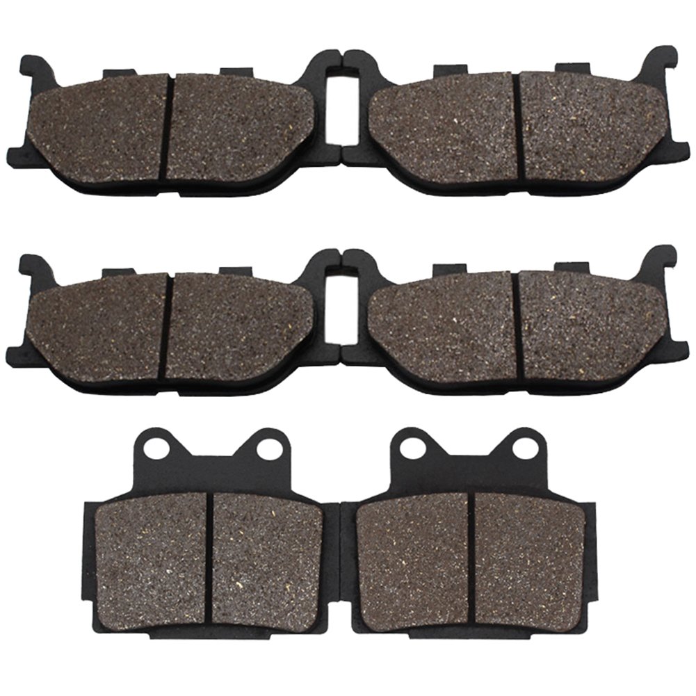 Cyleto Front and Rear Brake Pads for YAMAHA TZR 150 R 2000 XJR 400 Brembo calipers 1995-1999 XJ 600 Diversion 1998-2003