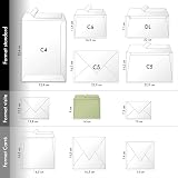 Clairefontaine Pollen Iridescent White Paper Envelopes 9x14cm 20 Pack view 3