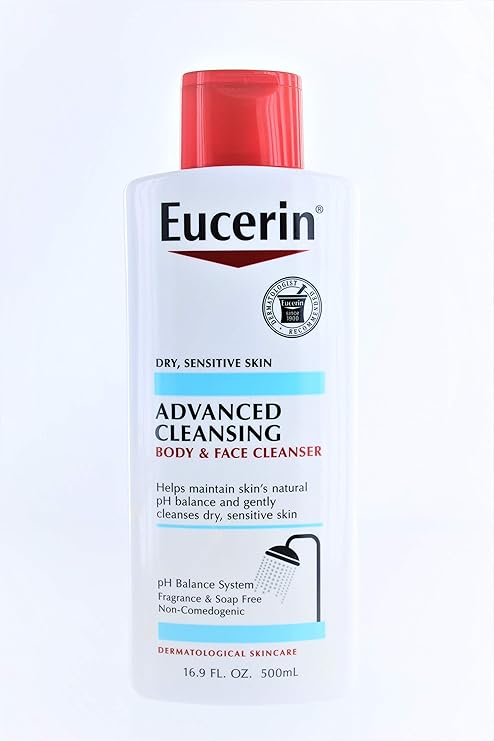 eucerin advanced cleansing body and face cleanser