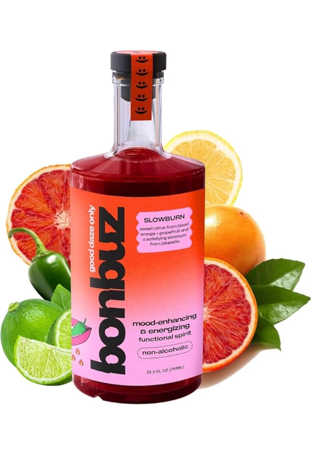 Amazon.com : Bonbuz Bittersweet Citron – Functional Non Alcoholic