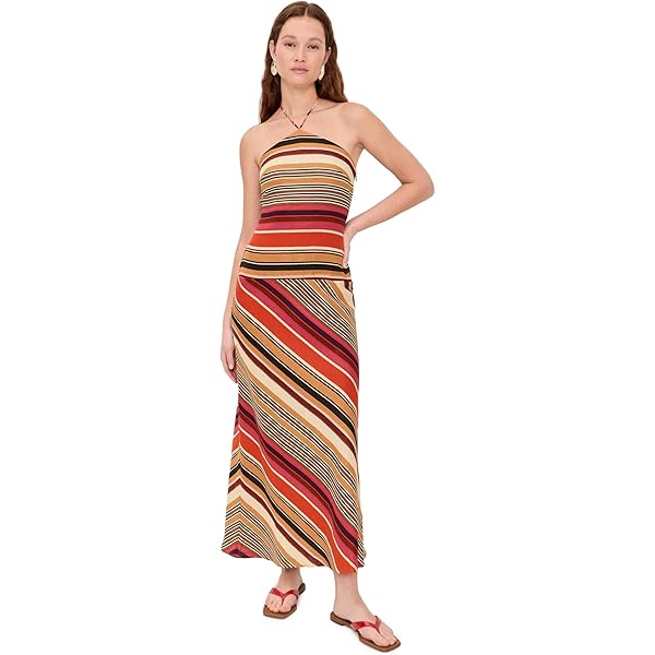 FAITHFULL Women's Esenia Knit Dress, Ombre Stripe Macro Juniper, 6 at Amazon Women's Clothing store FAITHFULL Women's Esenia Knit Dress, Ombre Stripe Macro Juniper, 6 at Amazon Women's Clothing store