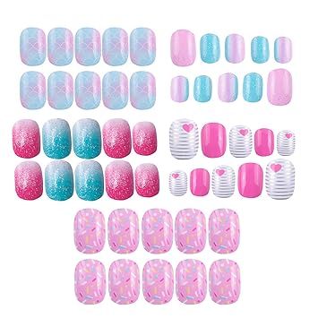 Get Amazon Com 120 Pcs 5 Pack Children Nails Press On Pre Glue Full For Free Wallpaper Amazon Com 120 Pcs 5 Pack Children Nails Press On Pre Glue Full Desktop Wallpaper