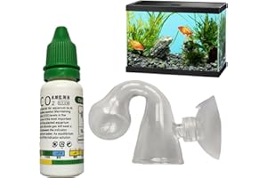 Aquatic CO2 Glass Drop Checker - Fish Tank Test CO2 Kit | Aquatic co2 Drop Checker, Transparent Fish Tank Test kit for Tank T