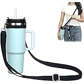 Wongeto Water bottle strap ajustable Shoulder Strap for Stanley 20/40/30 Oz Tumbler Water Bottle