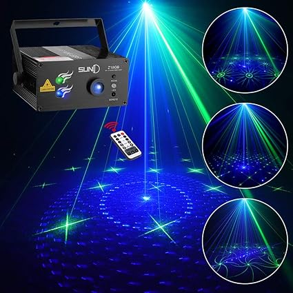 laser floor party speaker system