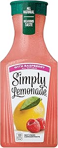 Simply Lemonade with Raspberry All Natural, 52 Fl Oz Bottle