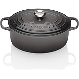 Le Creuset Enameled Cast Iron Signature Oval Dutch Oven, 5 qt. , Oyster