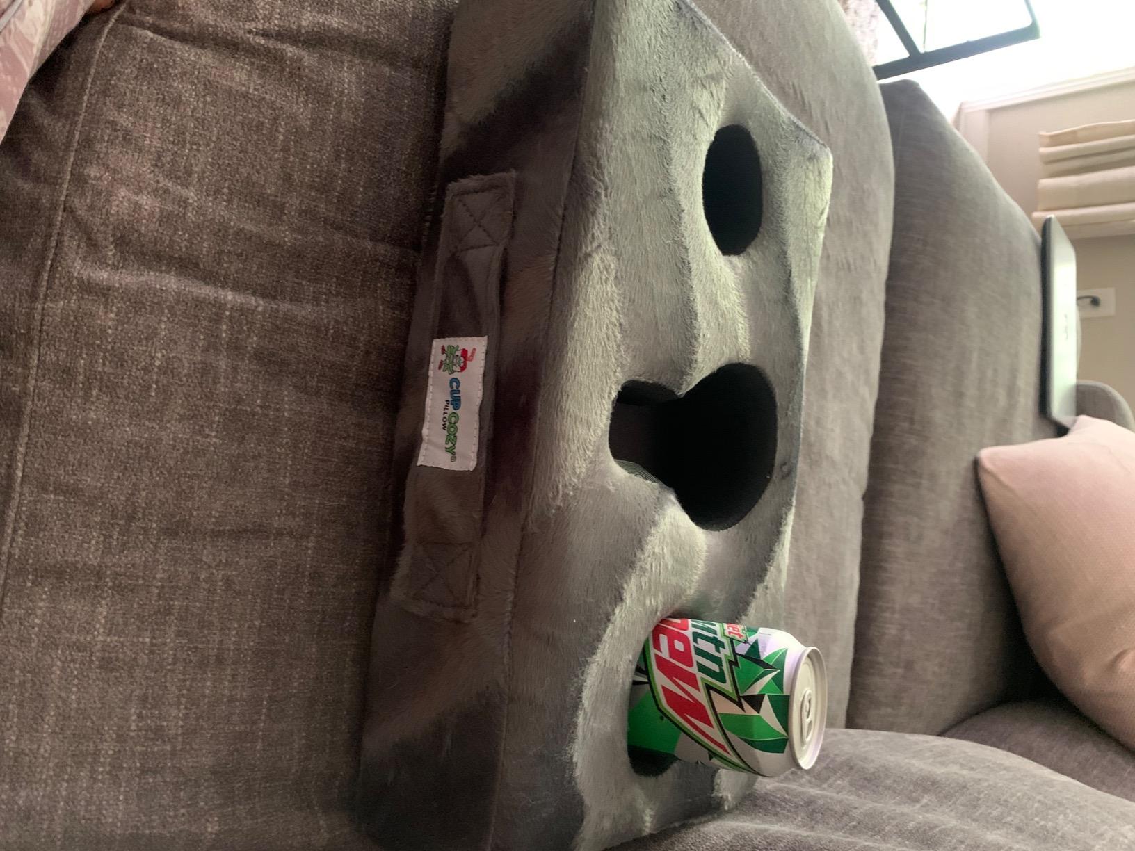 8/mo Finance Cup Cozy Pillow (Gray) *As Seen on TV*The World's Best