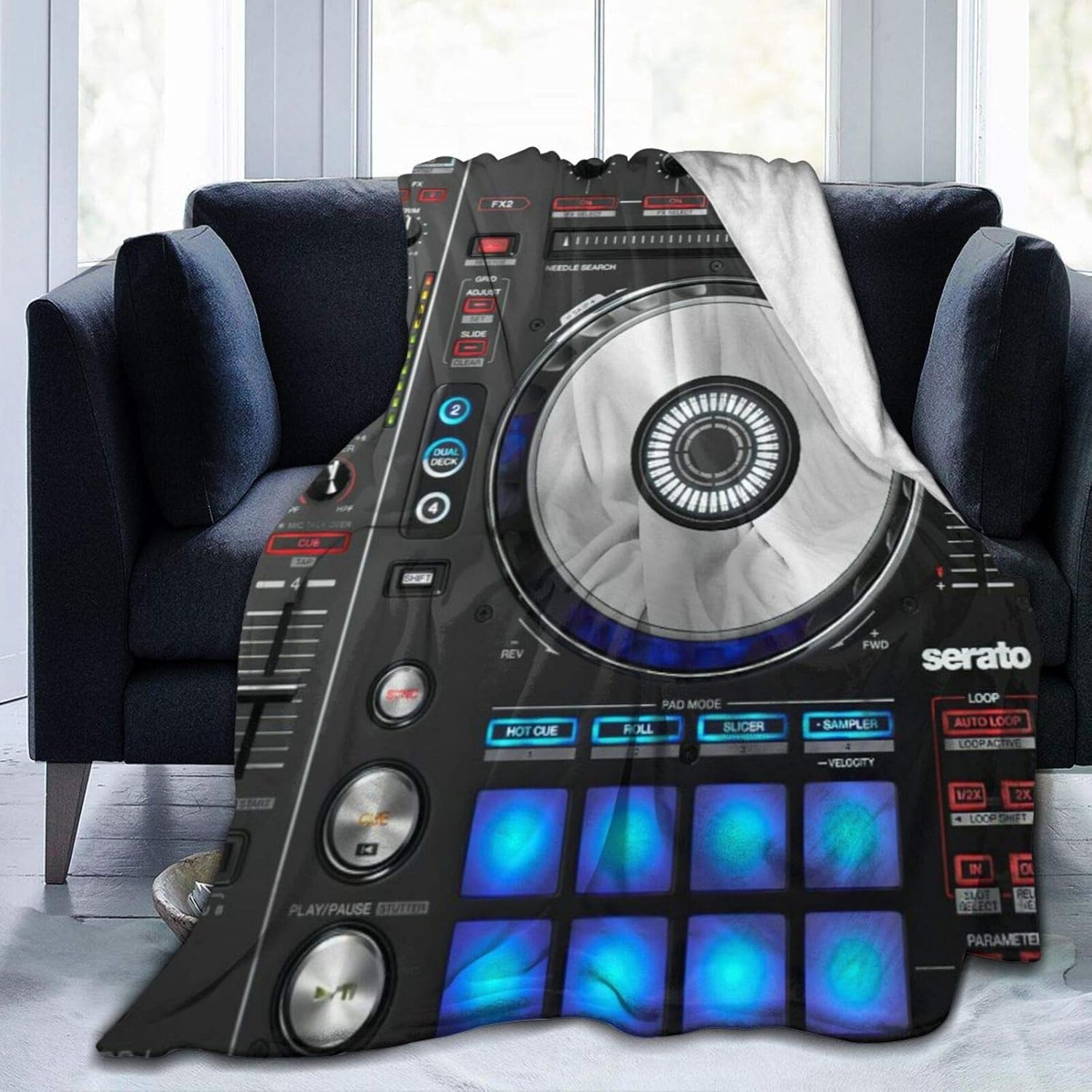 Minalo Personalized Custom Throw Blanket,Dj Pioneer Pattern