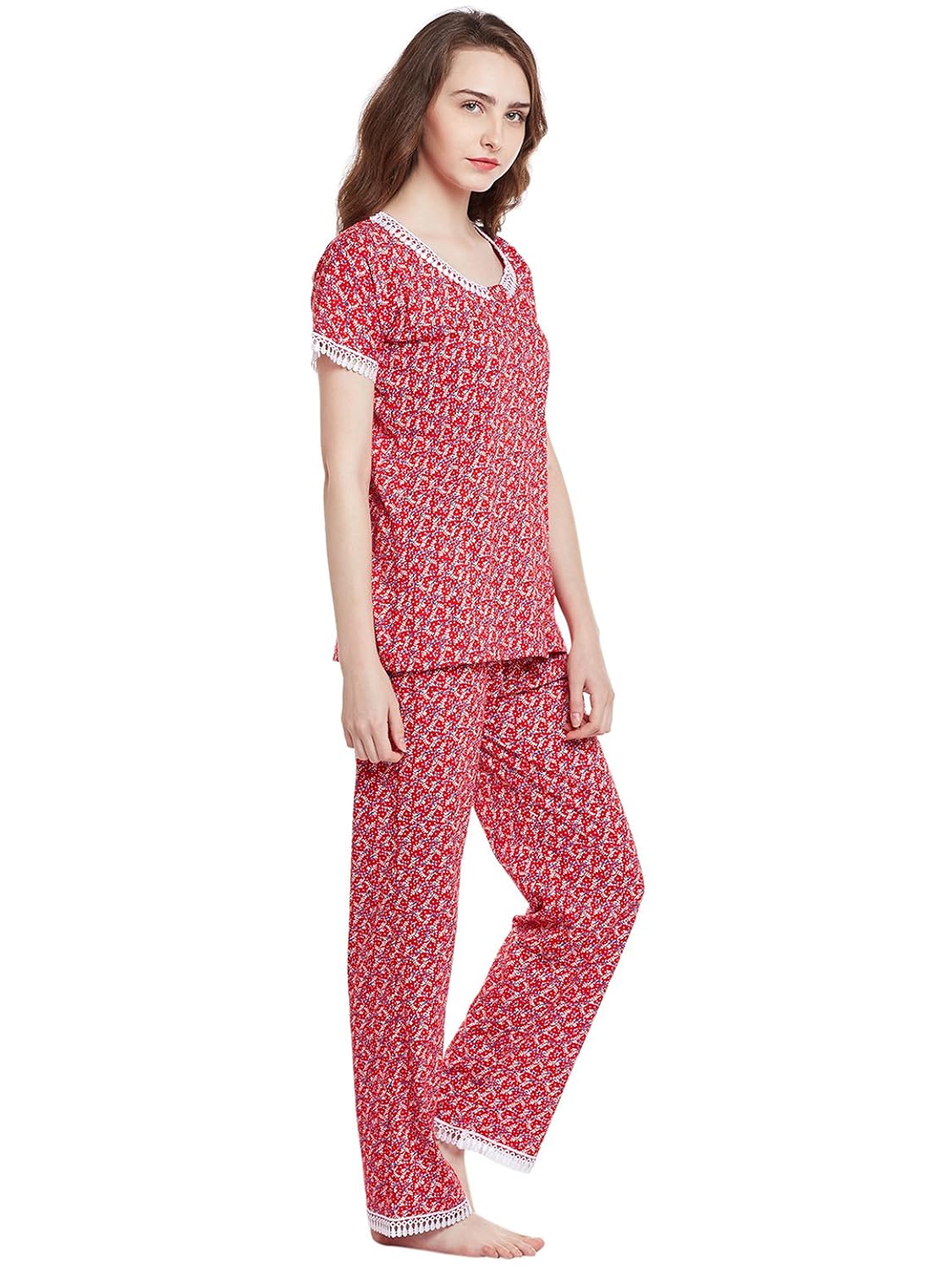 claura cotton printed lower and top (night suit set )
