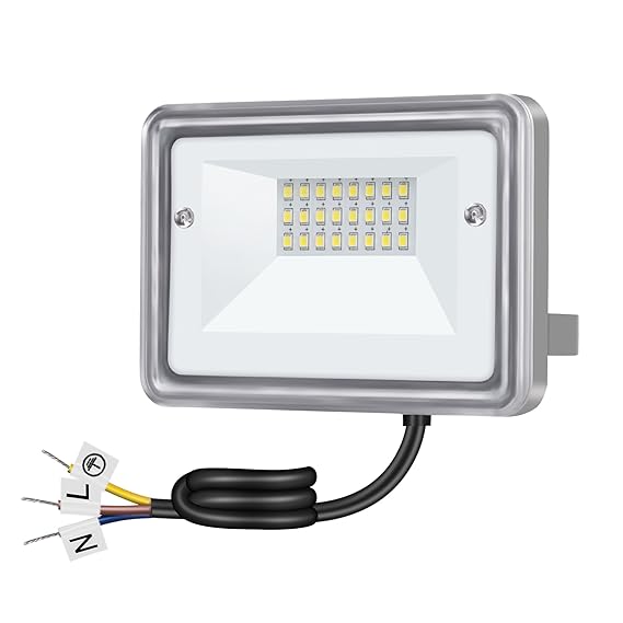Gosun 10W LED Fluter OSRAM chips ersetzt 100W Halogenlampe AC/DC12-24V, Wasserdicht IP66 950lm Warmweiß 3000K Flutlicht LED A