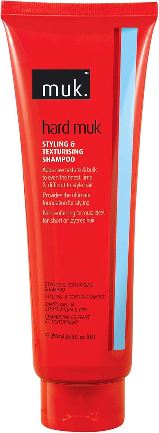 MUK Hard Hair Texturising Shampoo (250ml), 250 ml (Pack of 1)