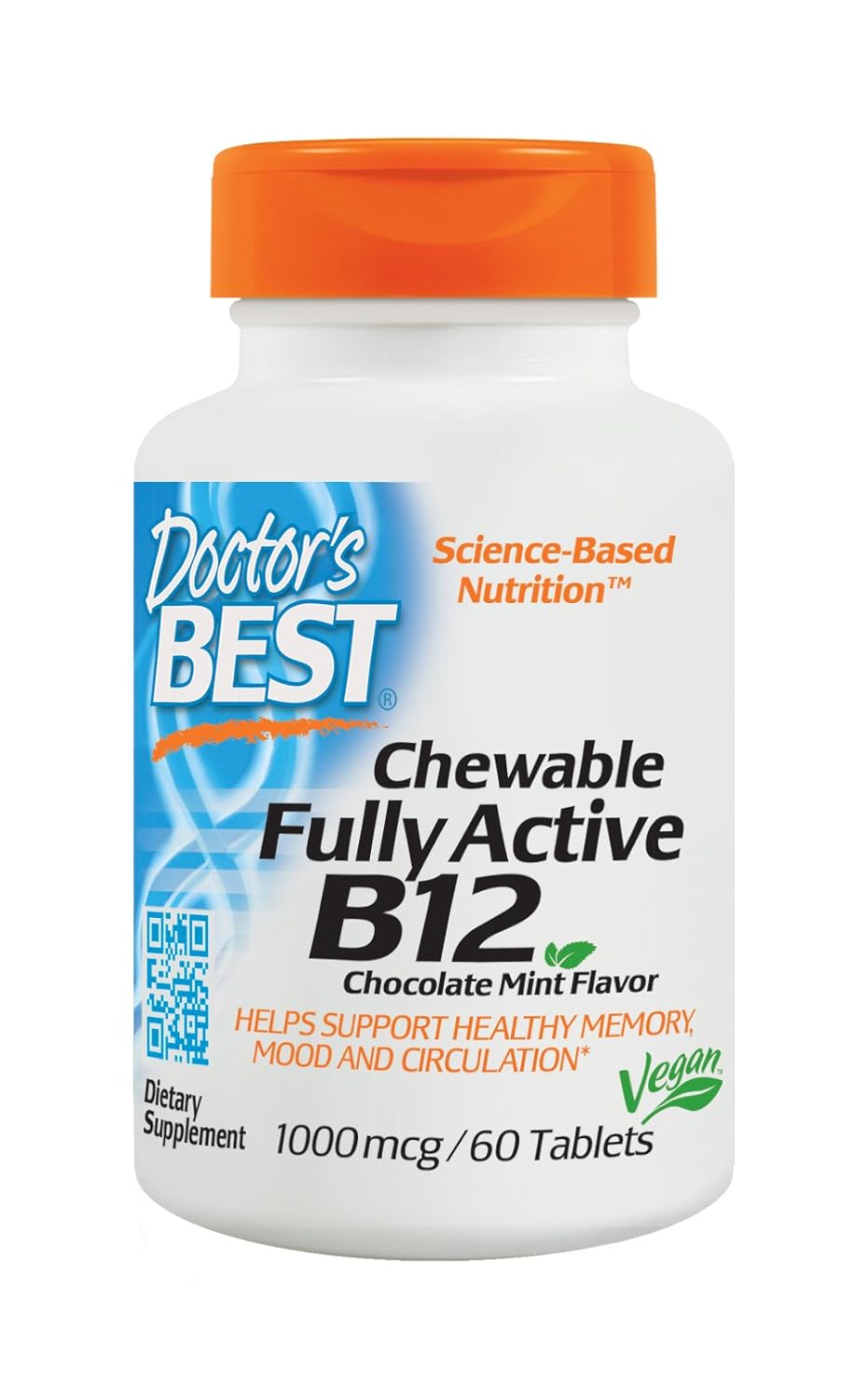 VITAMIN B12 B12 60 CHEWABLE CAPS DOCTORS BEST 1000 MCG METHYLCOBALAMIN eBay