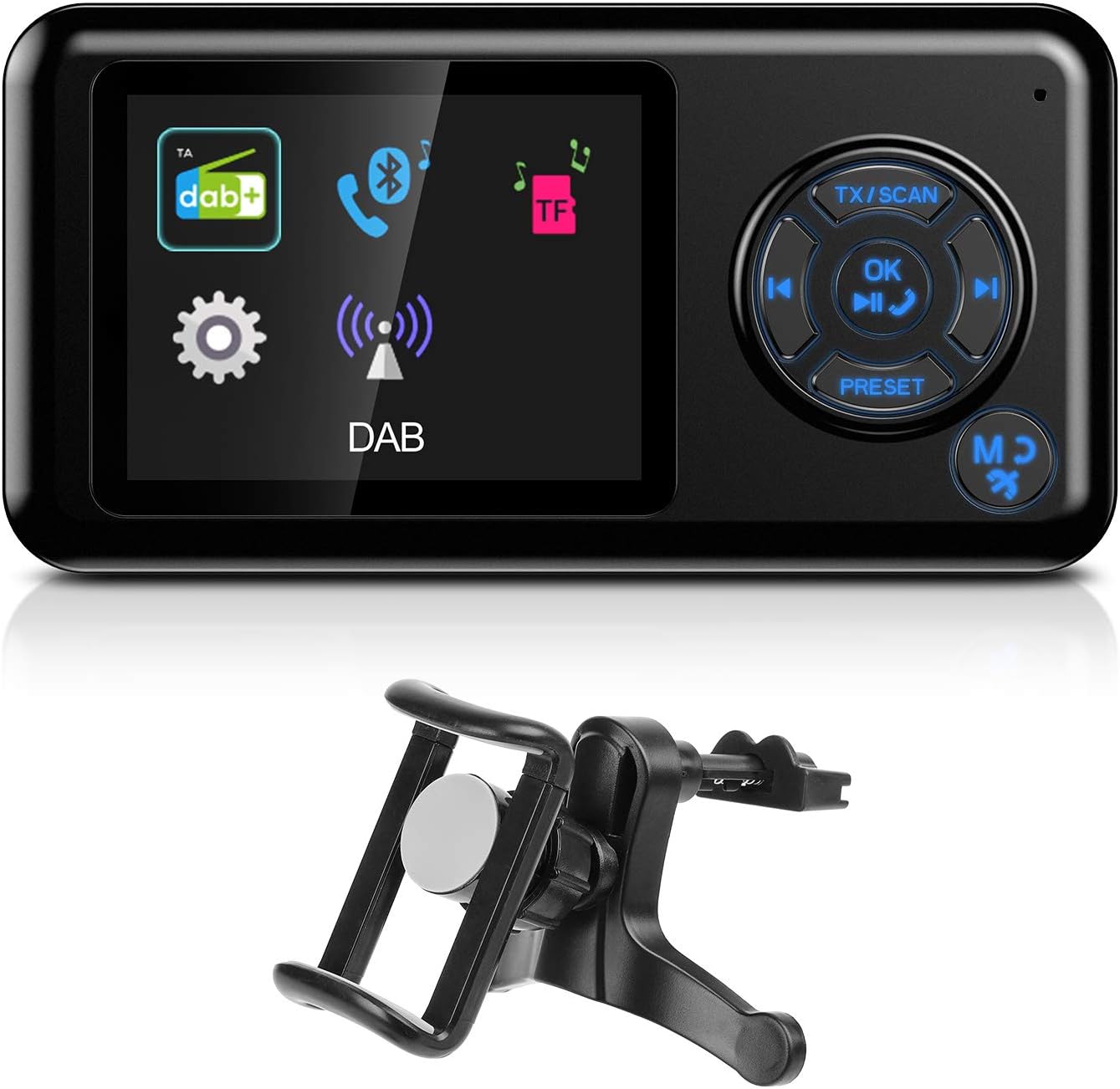 angmno DAB 007B DAB/DAB+ radio car kit with BlueTooth Amazon.co.uk