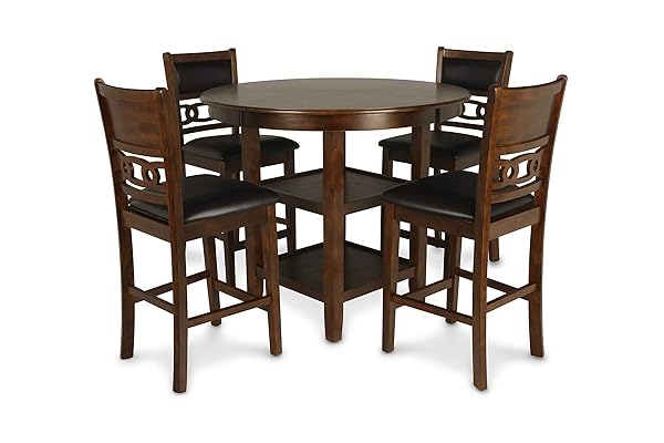New Classic Furniture Gia Counter Dining Set, Brown