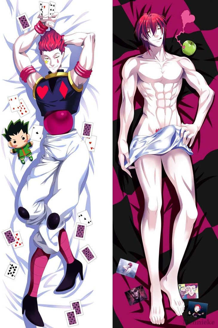 Dennieke Hisoka Hunter X Hunter Male Japanese 2Way Tricot (59in x 19.6in) Pillowcases