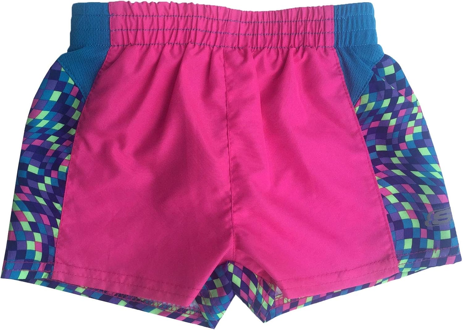 Skechers Girls' Elastic Waistband Lined Active Shorts SKG323 Pink 18