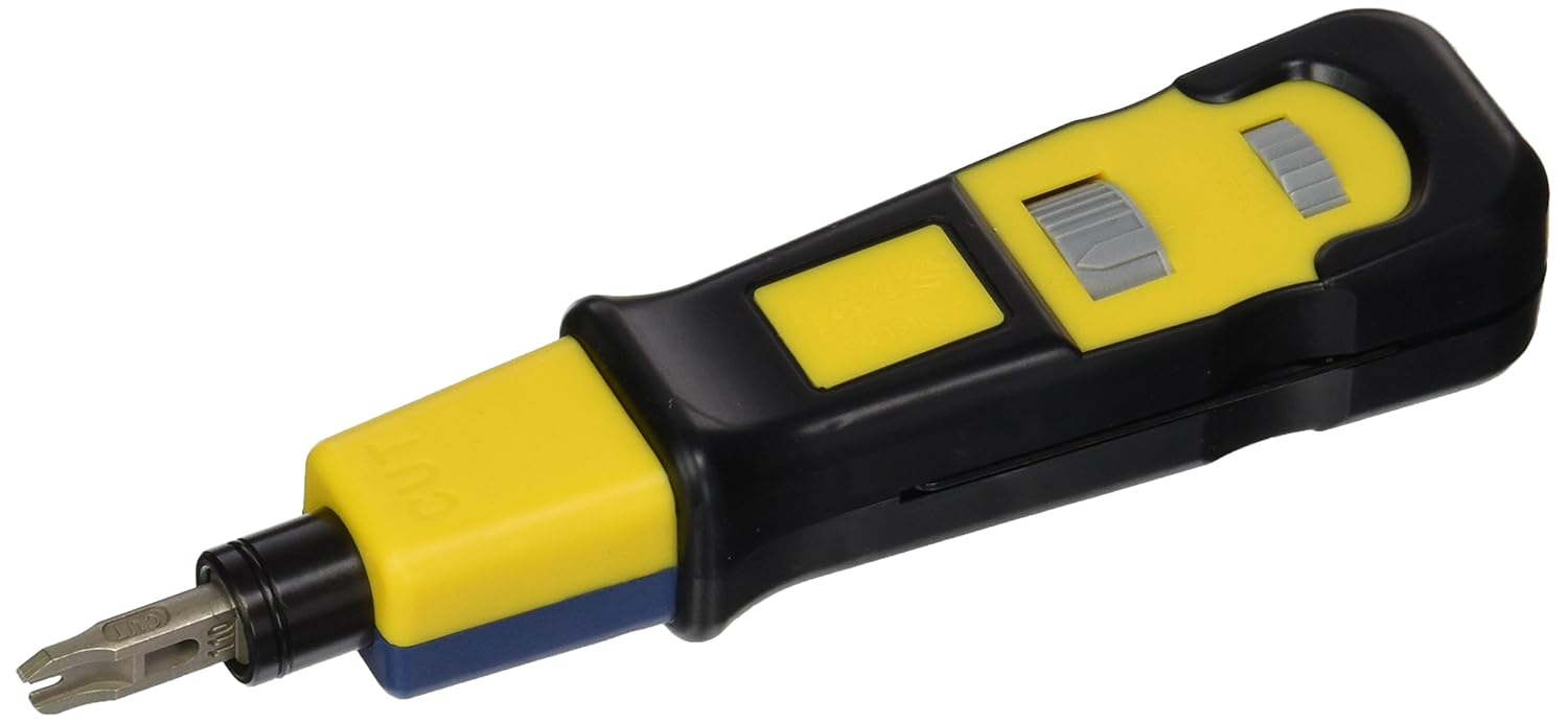 Platinum Tools 13159C PRO-Strike Punchdown Tool, with Combo Blade, Clamshell packaging
