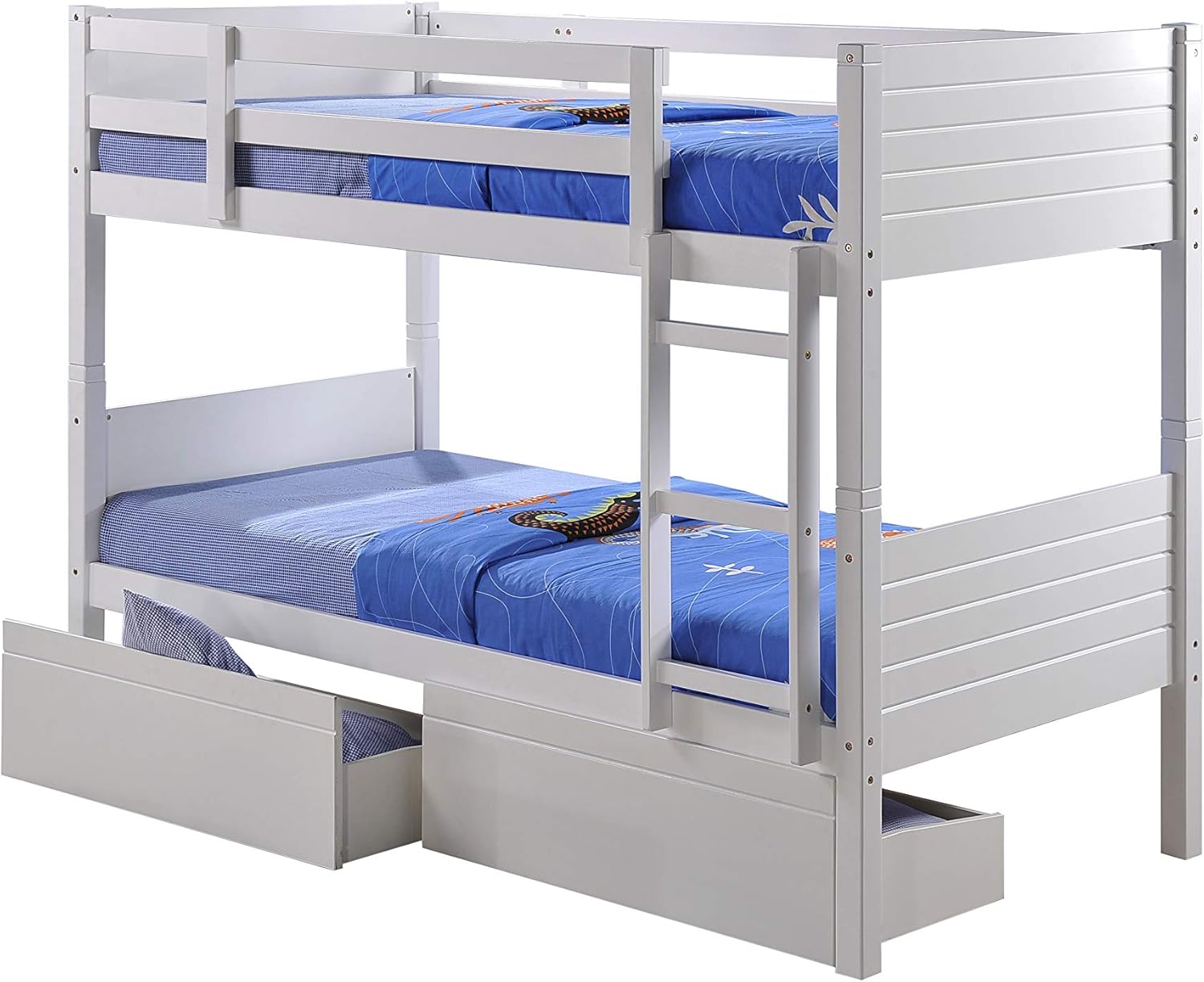 MISSION TM 3ft Bedford Bunk Bed Frame With Underbed Drawers in White