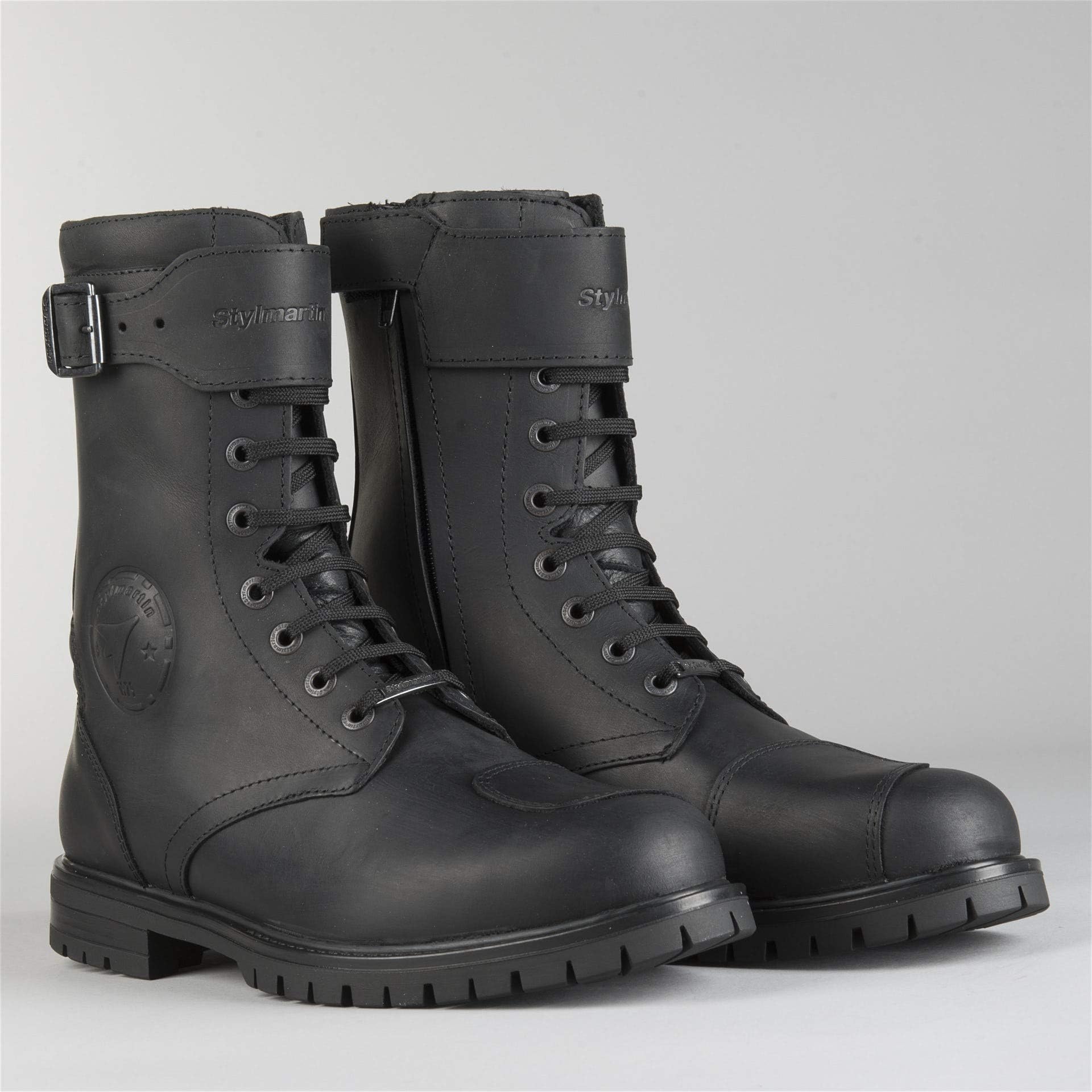 Stylmartin Men's Rocket Cafè Racer Motorcycle Boots(Brown, Size: US-10, EU-43)
