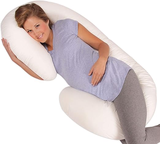 Leachco Snoogle Total Body Pillow Ivory Amazon Co Uk Kitchen Home