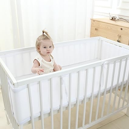 breathable baby crib bumper