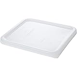 Rubbermaid Commercial Square Space Saving Container Lid, 2-8 Quart, White, FG650900WHT