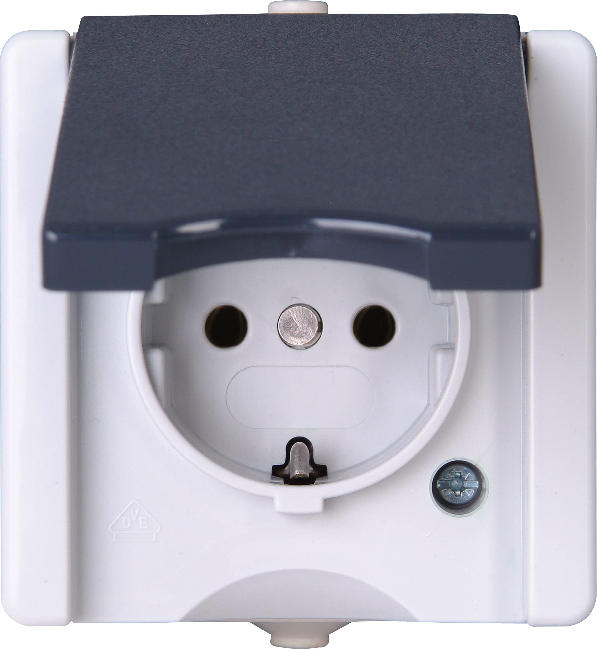 Kopp 947456005 Protective Contact Socket, Gray