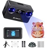 Creality Pika Portable 3D Scanner,0.03mm Blue Laser &amp; NIR,Up to 110 FPS | AI-Powered Body Completion &amp; Retexturing,WiFi 6,3" Touch,Small-Medium 5MM-2M, Outdoor Scan,Marker-Free,Win/Mac/Android/iOS
