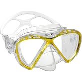 Mares Adult Samui Mid Mask - Double Lens Dive Mask with Silicone Strap for Scuba Diving, Freediving, Snorkeling, Spearfishing