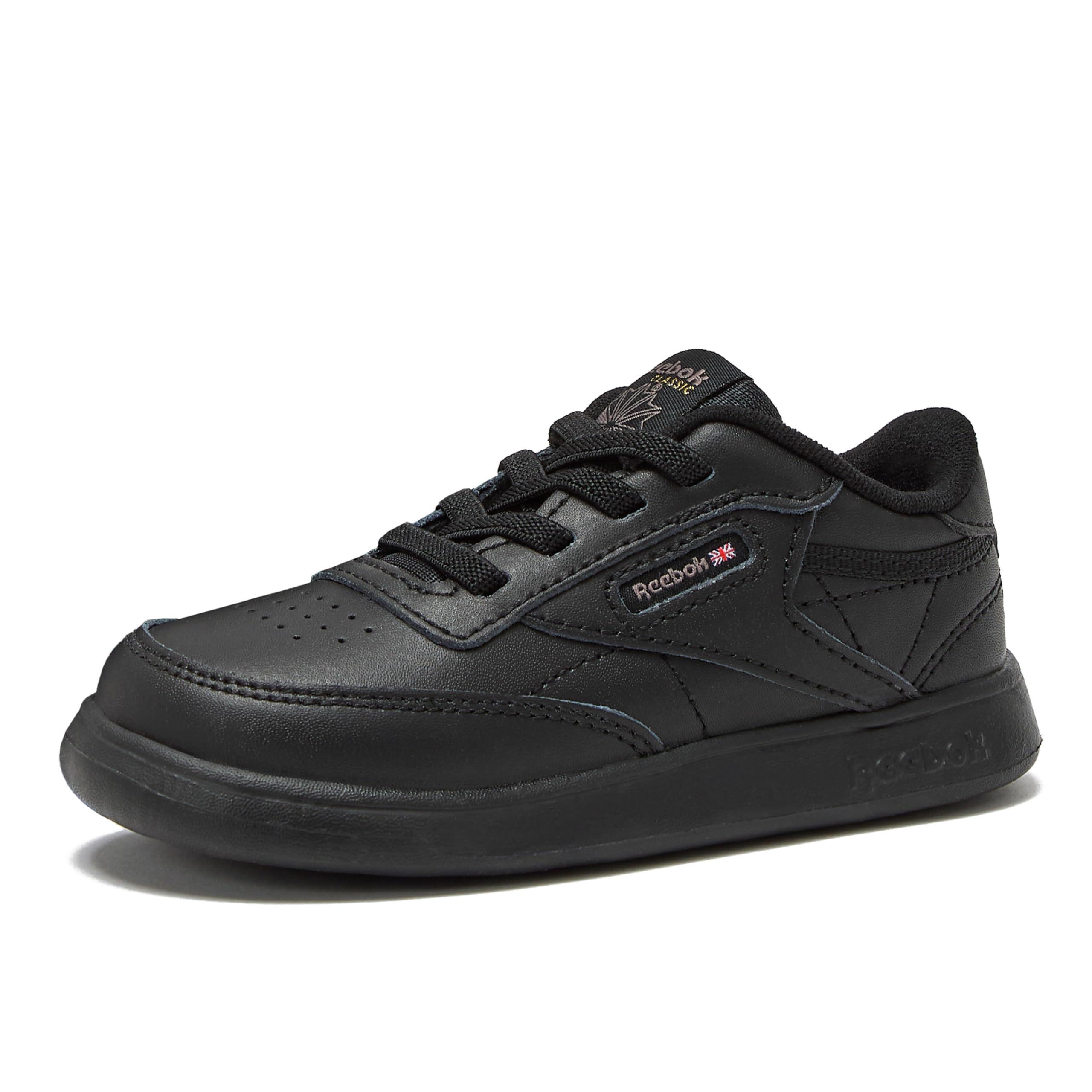 Reebok Club C Girls and Boys Shoes for Kids, Toddler, Little Kid or Big Kid Sneakers, Black, 5.5 Toddler Image