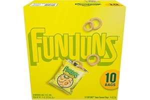 Frito Lay, Funyuns Onion Flavored Rings, 0.75 Oz, 10 Ct