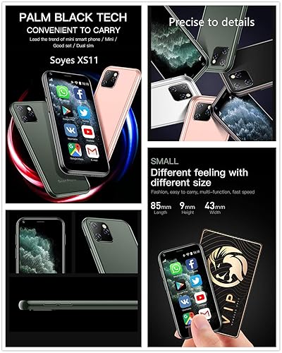 SOYES XS11 3G Mini Smartphone Inch WiFi GPS RAM 1GB 8GB Core - Main Image