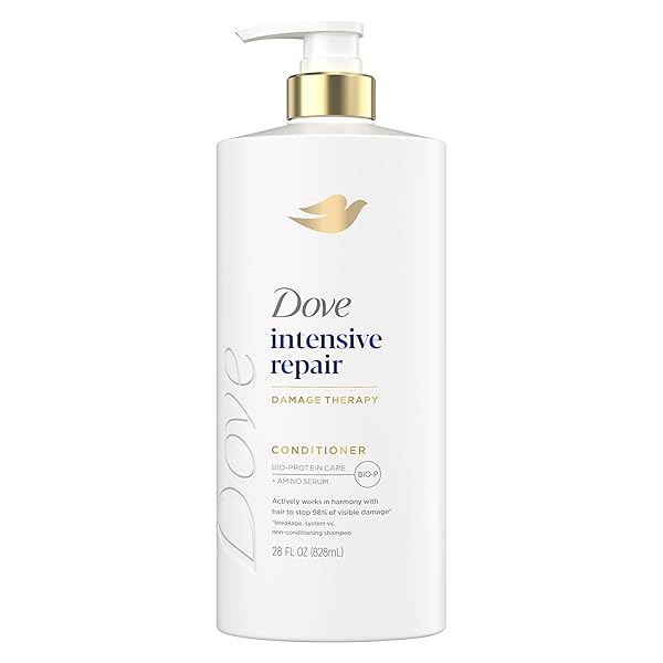 DOVE CONDITIONER INTENSIVE REPAIR FOR DAMAGED HAIR WITH BIO-PROTEIN CARE TECHNOLOGY AND AMINO SERUM 28 FL OZ