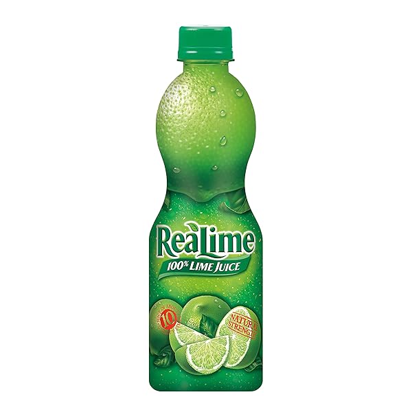 REALIME 100% LIME JUICE, 15 FL OZ BOTTLE, MADE WITH LIME JUICE FROM CONCENTRATE, GLUTEN-FREE, SODIUM FREE, PERFECT MIXER TO ADD TO COCKTAILS AND MARINADES