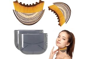 2PCS Lymphatic Contour Face Brush, Dry Face Brush For Lymphatic Drainage Massager -Anti-Puffiness, Lift, Chin & Jawline Sculp