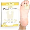 JJ CARE Callus Cushions (Pack of 30) Callus Pads for Bottom of Foot - U Shape - Callous Remover for Feet Pads - Soft Felt Foot Pads for Calluses for Women, Pain Relief & Foot Care